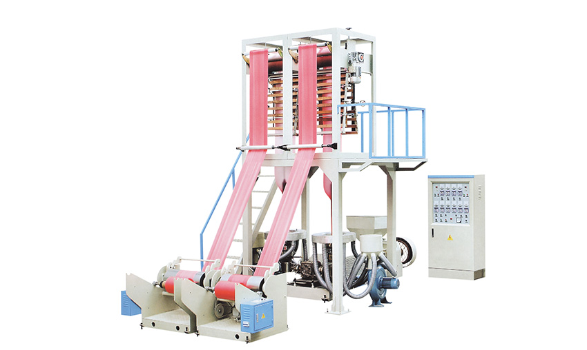 單螺桿雙模頭吹膜機(jī)組